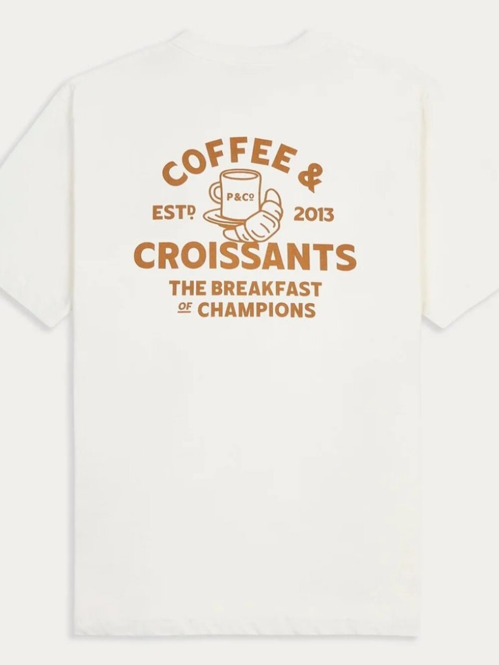 P&CO Men's T-shirt | Coffee & Croissants
